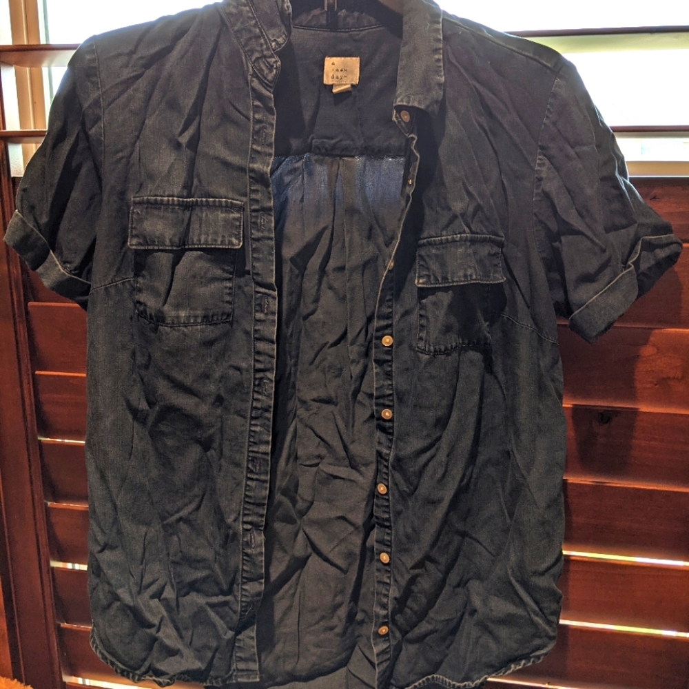 A New Day Button Up Blouse